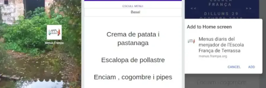 Frampa Menus