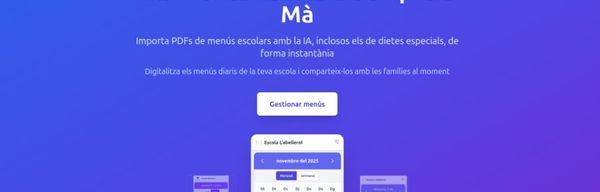 menuescolar.es - School Menus Manager (2025)